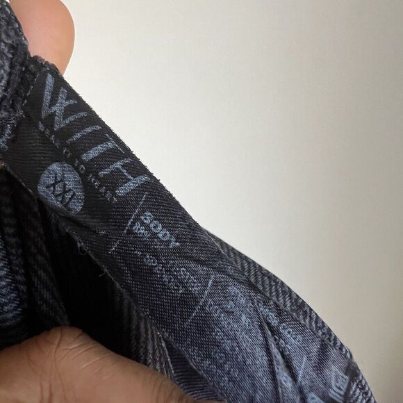 Peloton WITH Leggings Womens Size XXL High Rise Purple Stripe Wear it to Heart - Picture 6 of 6